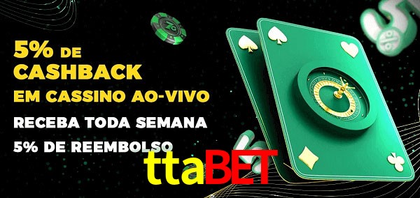 Promoções do cassino ao Vivo ttabet